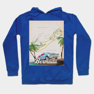 Bermuda Vintage travel art Hoodie